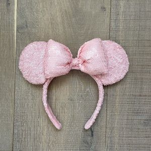 Pink sequin Minnie ears from Disney World